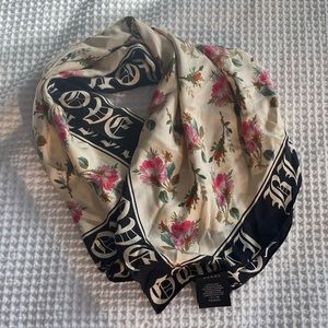 Gucci Blind for Love gothic silk scarf